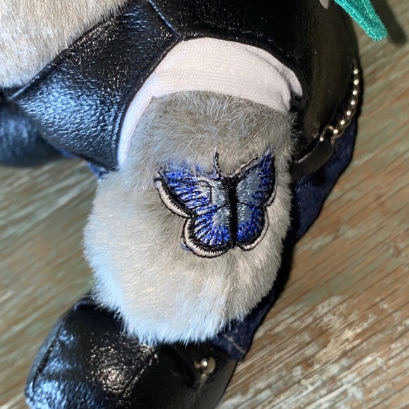 Rhinocort Aqua Nasal Spray Pharmaceutical Advertising Rhino Biker Plush 7" - Picture 6 of 6